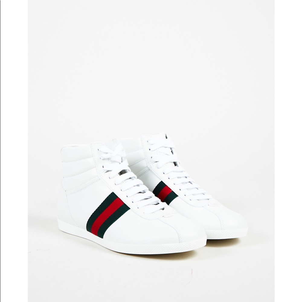 Gucci white high top sneaker